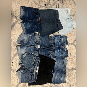 Denim Girl shorts and skirt